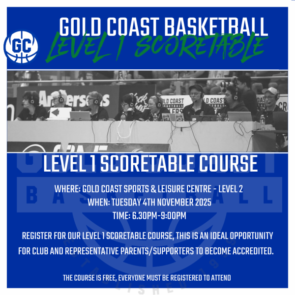 LEVEL 1 SCORETABLE COURSE - Nov 4th 2025